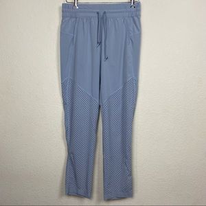 Zella Grey jogger workout lounge drawstring mesh Botton size Medium